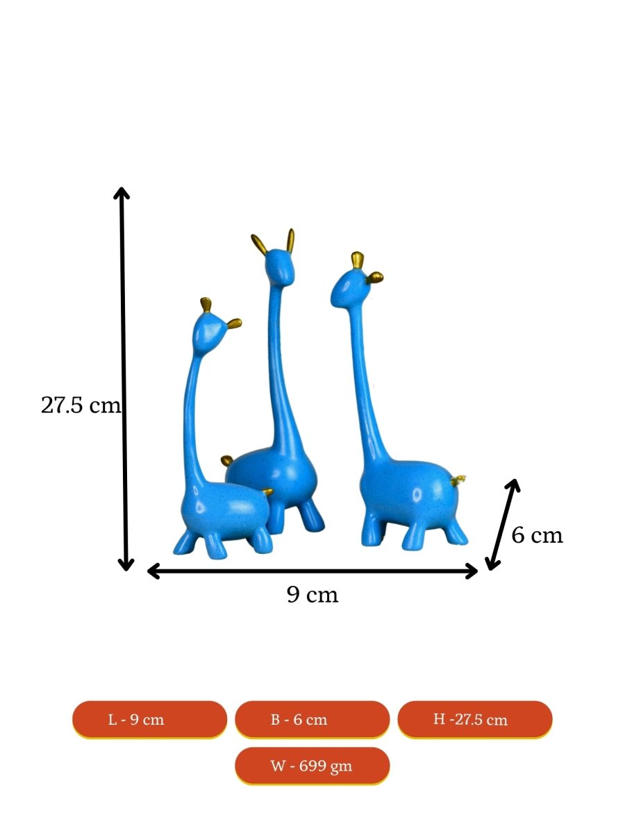 Sowpeace Resin Giraffe Family