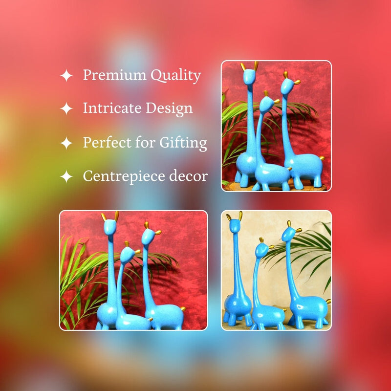 Sowpeace Resin Giraffe Family – view 3