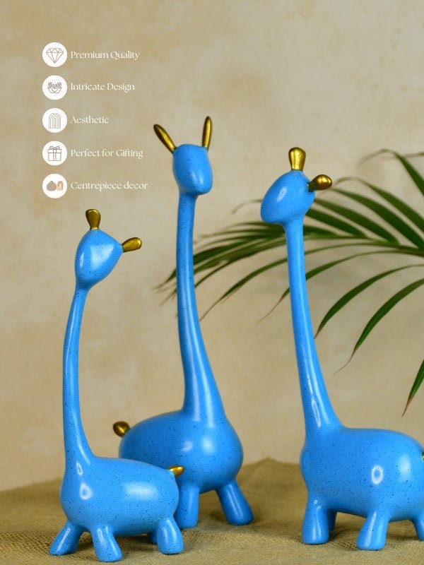 Sowpeace Resin Giraffe Family