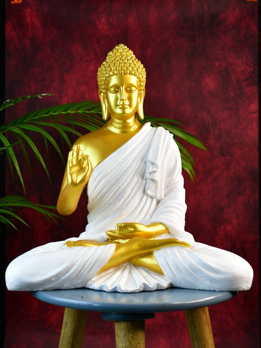 Sowpeace Resin Gold Buddha Decor