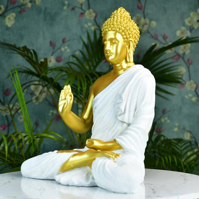 Sowpeace Resin Gold Buddha Decor