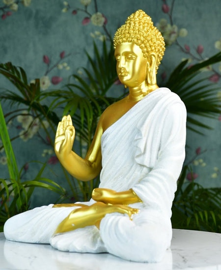 Sowpeace Resin Gold Buddha Decor