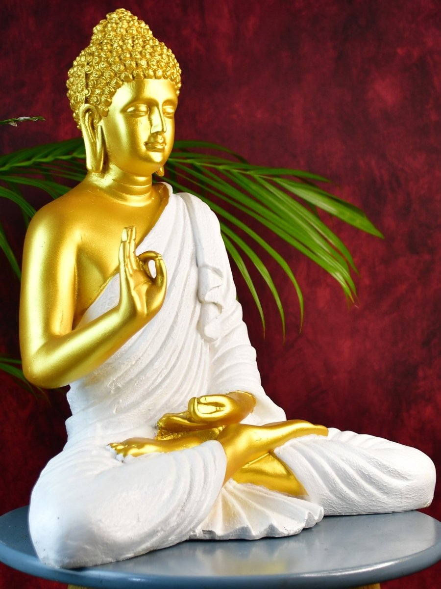 Sowpeace Resin Gold Buddha Decor - Decor - Sowpeace - Sowpeace Resin Gold Buddha Decor - RES - BWS - TT - Sowpeace