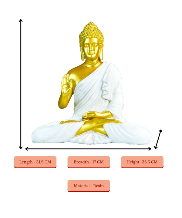 Sowpeace Resin Gold Buddha Decor — image 4