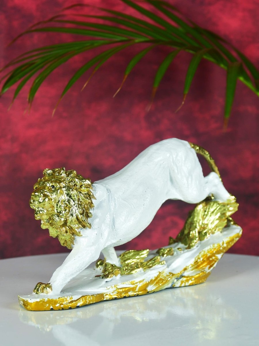 Sowpeace Resin Leaping Lion