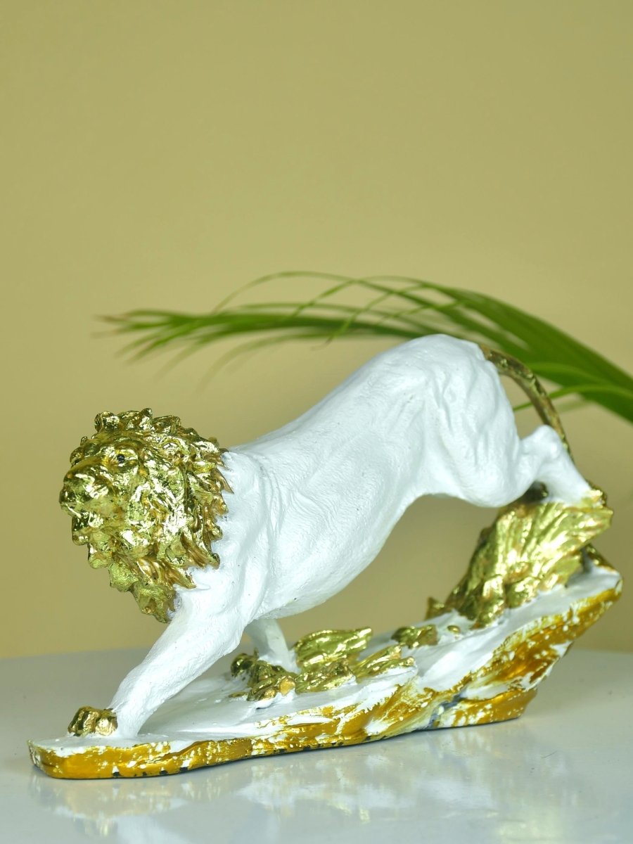 Sowpeace Resin Leaping Lion - Decor - Sowpeace - Sowpeace Resin Leaping Lion - RES - RLLP - TT - Sowpeace