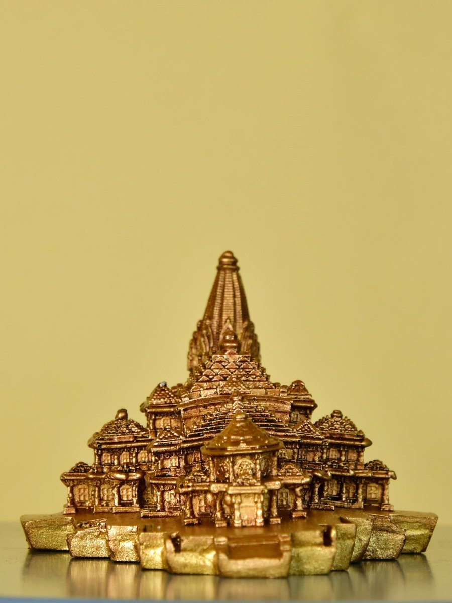 Sowpeace Resin Mini Mandir - Decor - Sowpeace - Sowpeace Resin Mini Mandir - RES - RRMS - TT - Sowpeace