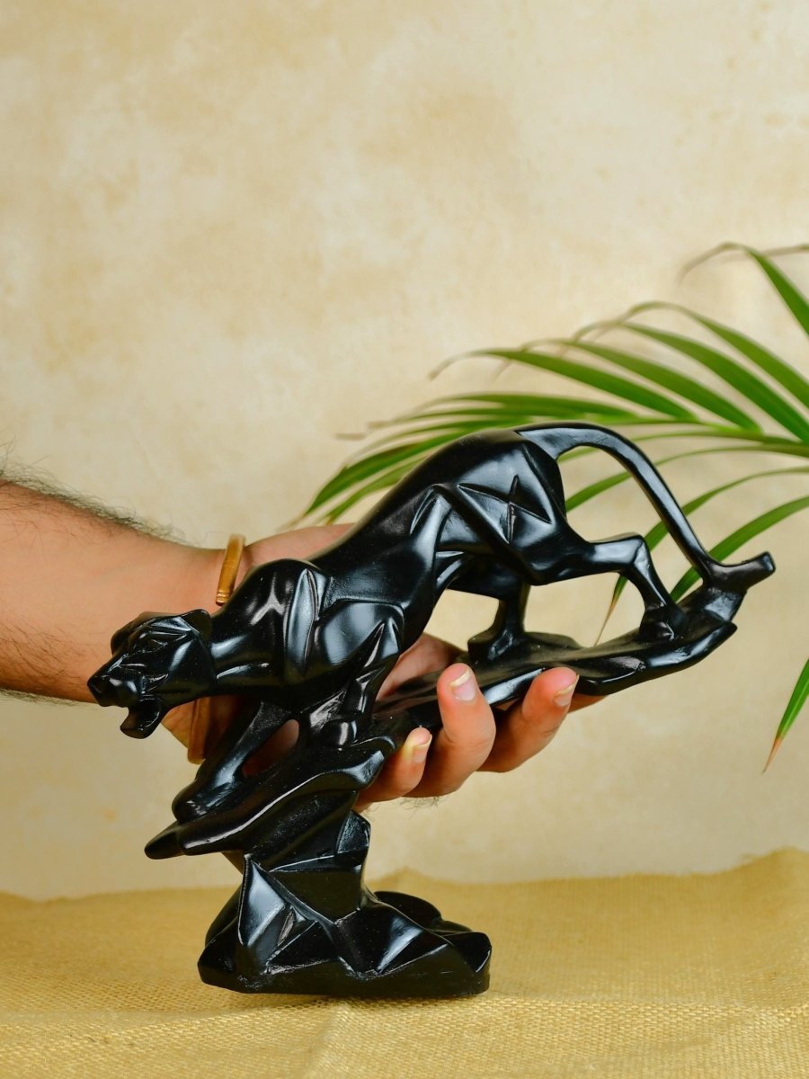 Sowpeace Resin Panther Statue