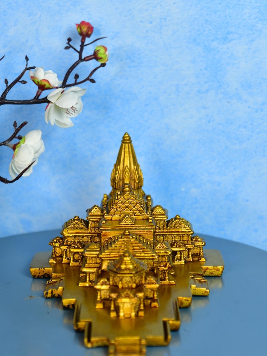 Sowpeace Resin Ram Mandir - Decor - Sowpeace - Sowpeace Resin Ram Mandir - RES - RM9 - TT - Sowpeace