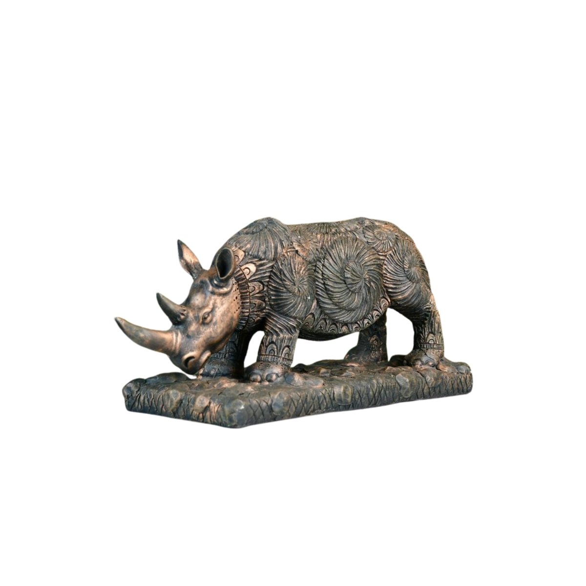 Sowpeace Resin Rhino Decor
