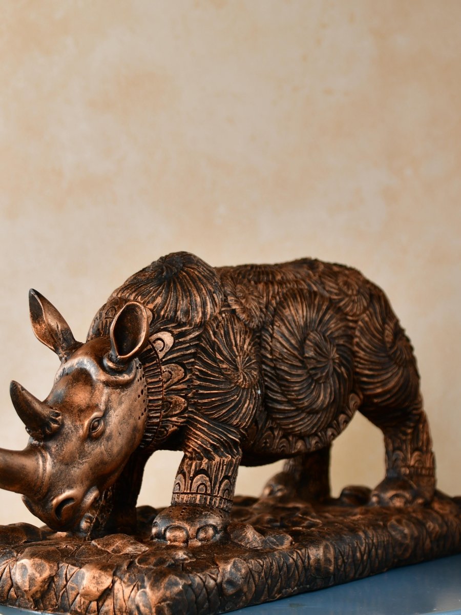 Sowpeace Resin Rhino Decor