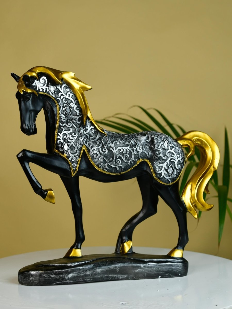 Sowpeace Resin Stallion Showpiece - Decor - Sowpeace - Sowpeace Resin Stallion Showpiece - RES - RHOR - TT - Sowpeace