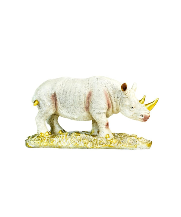 Sowpeace Resin White Rhino Decor — image 7