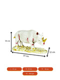 Sowpeace Resin White Rhino Decor - Decor - Sowpeace - Sowpeace Resin White Rhino Decor - RES - RHNW - TT - Sowpeace