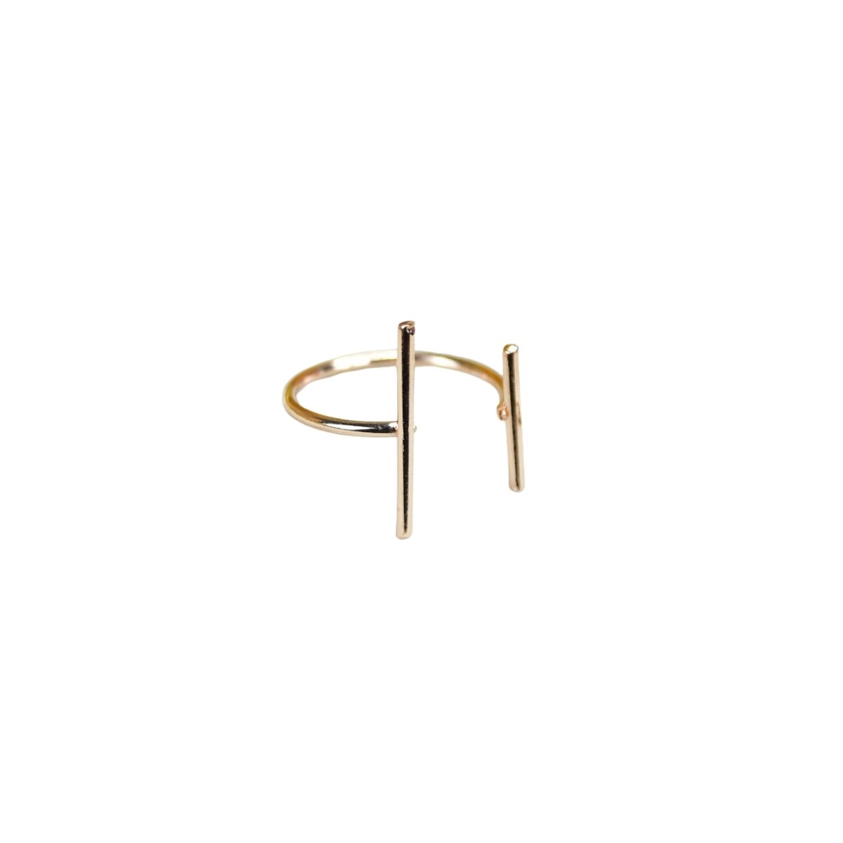 Sowpeace Rose Gold Double Line Ring Stainless Steel | Elegant One‑Size Adjustable Jewelry for Women & Men - Sowpeace - 