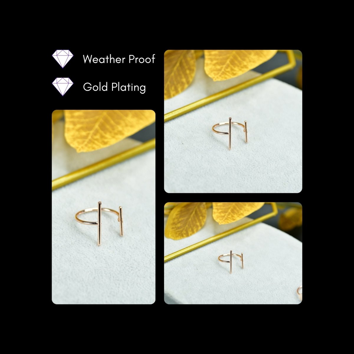 Sowpeace Rose Gold Double Line Ring Stainless Steel | Elegant One‑Size Adjustable Jewelry for Women & Men