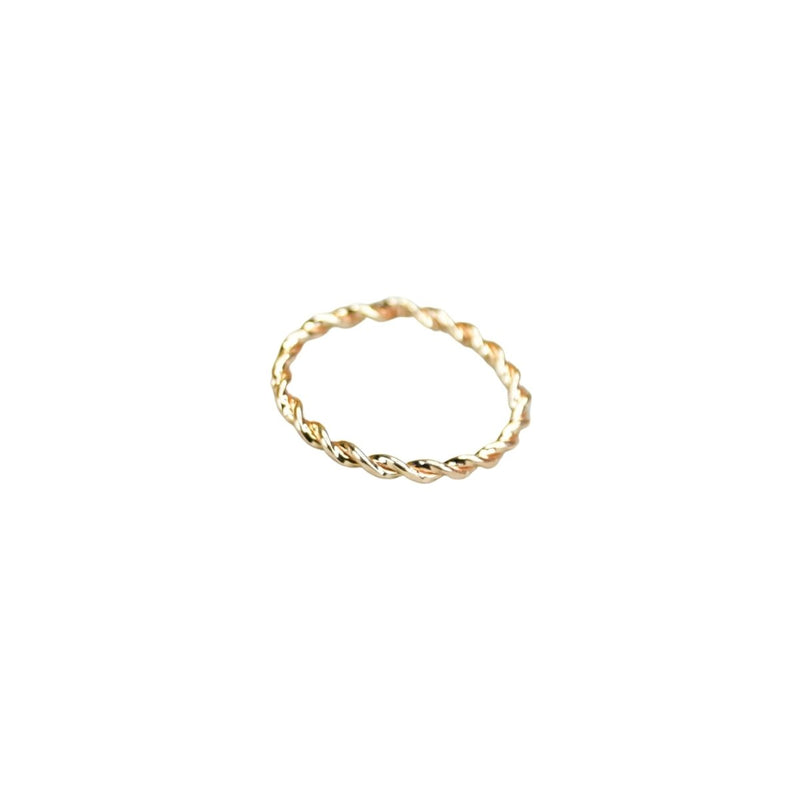 Sowpeace Rose Gold Twisted Metal Ring Stainless Steel | Stylish One‑Size Adjustable Jewelry for Women & Men – view 4