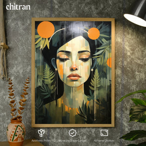Sowpeace Sad Flowers: Artisan Wall Decor Elegance for Home -Wall painting-Chitran by sowpeace-Sowpeace Sad Flowers: Artisan Wall Decor Elegance for Home-CH-WRT-BSF-Sowpeace