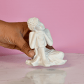 Sowpeace Serene Thoughts Decorative Piece | Elegant White Resin Sculpture for Home Décor & Gifting - Sowpeace - 
