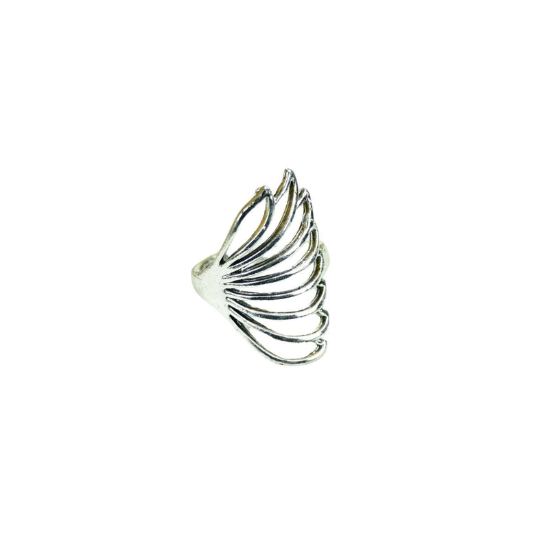 Sowpeace Silver Butterfly Wing Ring Set Stainless Steel | Elegant One‑Size Adjustable Jewelry for Women & Men – view 5