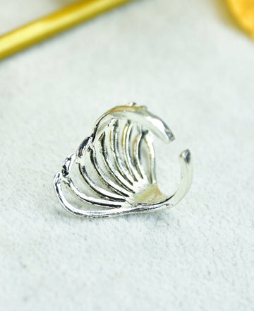 Sowpeace Silver Butterfly Wing Ring Set Stainless Steel | Elegant One‑Size Adjustable Jewelry for Women & Men — alternate view