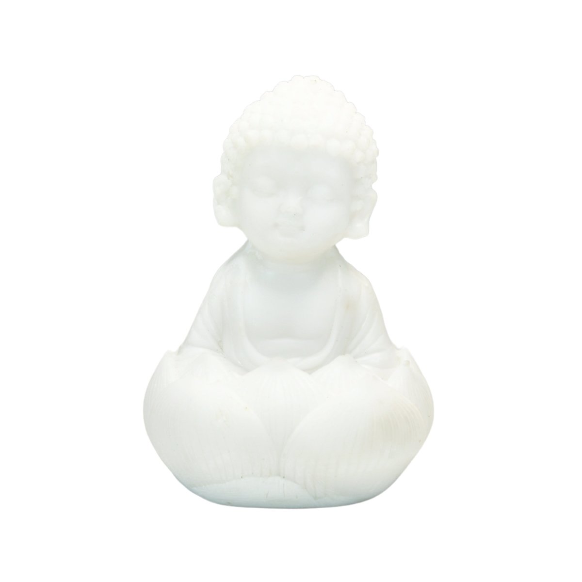 Sowpeace Sitting Baby Monk | Elegant Resin Spiritual Figurine for Peaceful Home Décor & Gifting