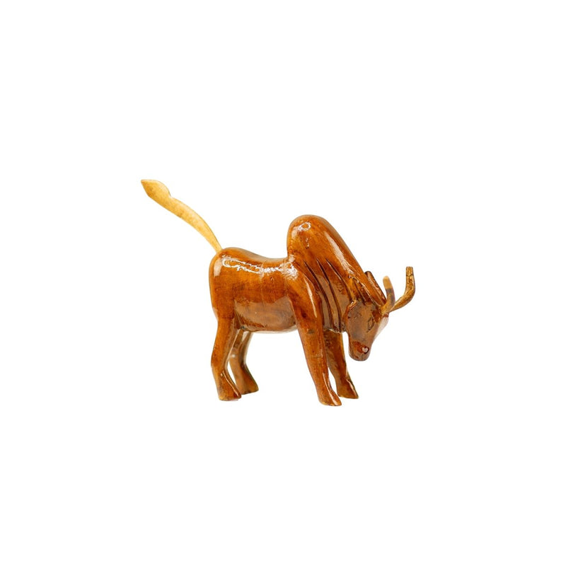 Sowpeace Small Wooden Ox: Artisan Home Decor – view 7