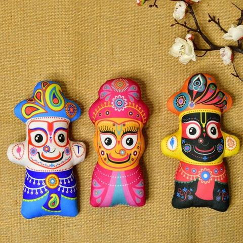 Vastu Principles for Sowpeace Stitched Cotton Jagannath Trio