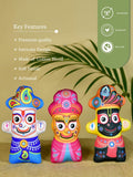 Sowpeace Stitched Cotton Jagannath Trio - Decor - Sowpeace - Sowpeace Stitched Cotton Jagannath Trio - CT - CJT - PT - TT - Sowpeace