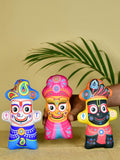 Sowpeace Stitched Cotton Jagannath Trio - Decor - Sowpeace - Sowpeace Stitched Cotton Jagannath Trio - CT - CJT - PT - TT - Sowpeace