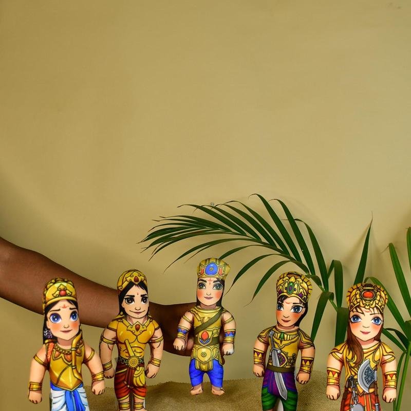 Sowpeace Stitched Cotton Panch Pandava - Decor - Sowpeace - 