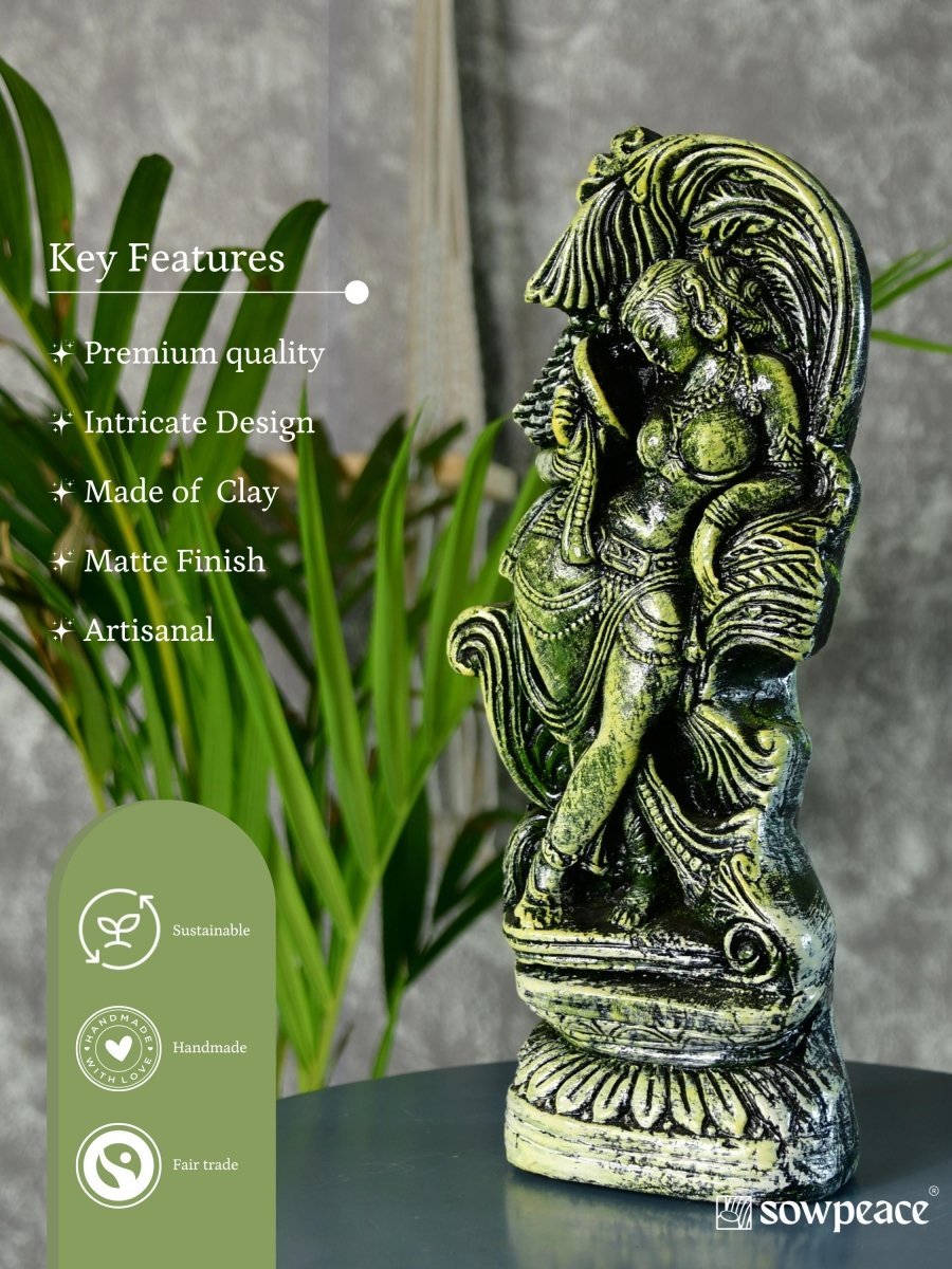 Sowpeace Terracotta Abstract Lady: Ancient Elegance for Home Decor