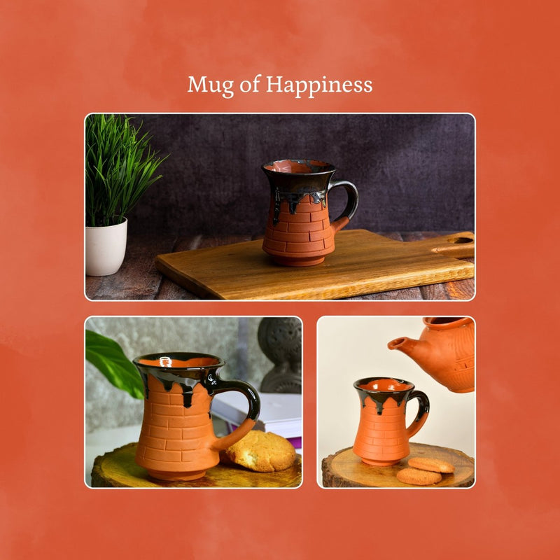 Sowpeace Terracotta Coffee Mug of Smile – view 4