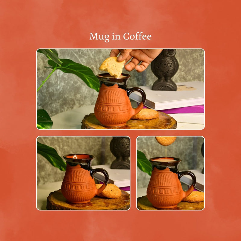 Sowpeace Terracotta Coffee Mug: Stylish Kitchen and Home Accent – view 4