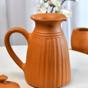 Sowpeace Terracotta Jug: Artful, Functional Home & Kitchenware - Utensils - Sowpeace - Sowpeace Terracotta Jug: Artful, Functional Home & Kitchenware - Terr - Uten - Terr - TJUL - 1 - Sowpeace