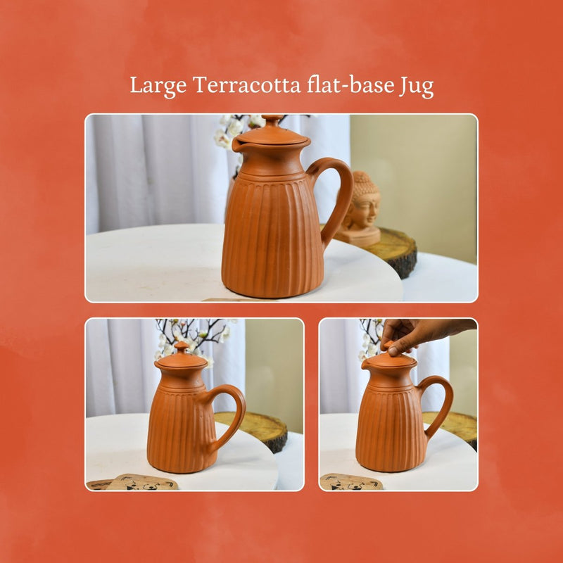 Sowpeace Terracotta Jug: Artful, Functional Home & Kitchenware – view 4
