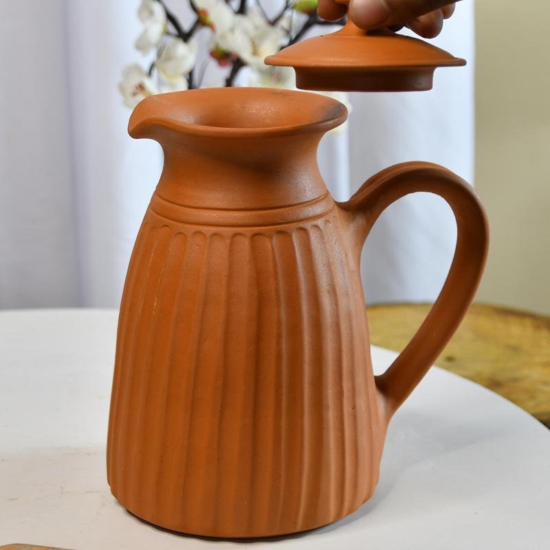 Sowpeace Terracotta Jug: Artful, Functional Home & Kitchenware