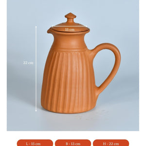 Sowpeace Terracotta Jug: Artful, Functional Home & Kitchenware - Utensils - Sowpeace - Sowpeace Terracotta Jug: Artful, Functional Home & Kitchenware - Terr - Uten - Terr - TJUL - 1 - Sowpeace