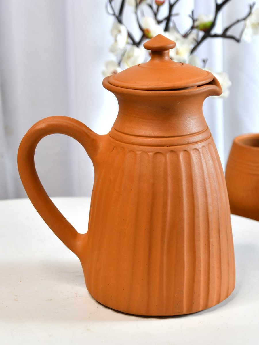 Sowpeace Terracotta Jug: Artful, Functional Home & Kitchenware