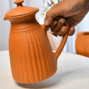 Sowpeace Terracotta Jug: Artful, Functional Home & Kitchenware - Utensils - Sowpeace - Sowpeace Terracotta Jug: Artful, Functional Home & Kitchenware - Terr - Uten - Terr - TJUL - 1 - Sowpeace