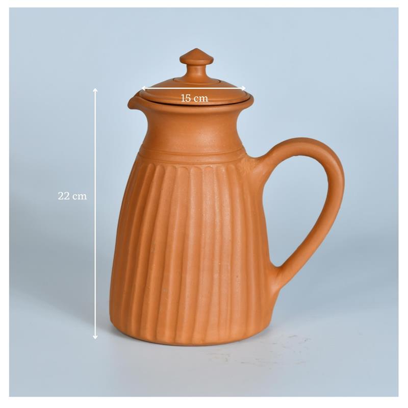 Sowpeace Terracotta Jug: Artful, Functional Home & Kitchenware