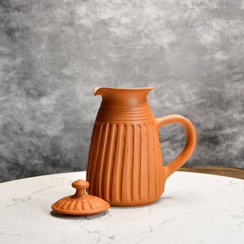 Sowpeace Terracotta Jug: Artful, Functional Home & Kitchenware - Additional View