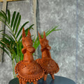 Sowpeace Terracotta Kathakali Horse: Artisan Tabletop Decor - Sowpeace - Animal - New Arrivals