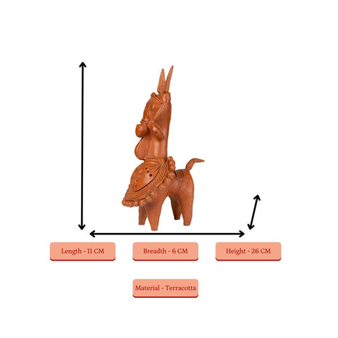 Vastu Principles for Sowpeace Terracotta Kathakali Horse: Artisan Tabletop Decor