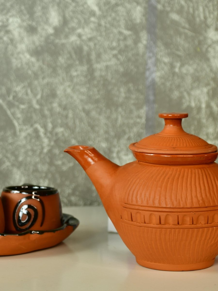 Sowpeace Terracotta Kettle: Artful Fusion for Home and Kitchen - Kettle - Sowpeace - Sowpeace Terracotta Kettle: Artful Fusion for Home and Kitchen - Terr - Uten - Terr - TK - Sowpeace