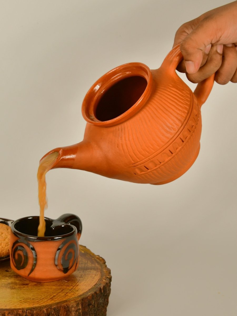 Sowpeace Terracotta Kettle: Artful Fusion for Home and Kitchen - Kettle - Sowpeace - Sowpeace Terracotta Kettle: Artful Fusion for Home and Kitchen - Terr - Uten - Terr - TK - Sowpeace