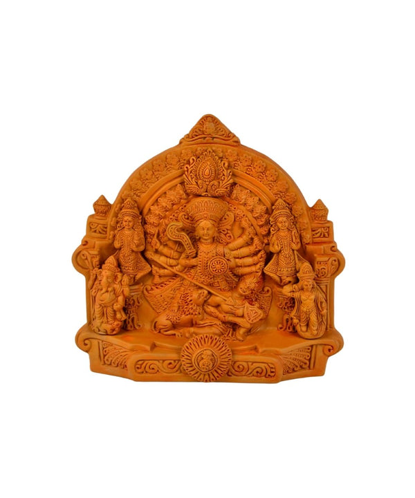 Sowpeace Terracotta Large Durga: Artisan Tabletop Decor — image 7