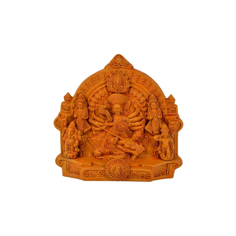 Sowpeace Terracotta Large Durga: Artisan Tabletop Decor – view 7