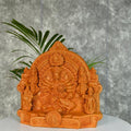 Sowpeace Terracotta Large Durga: Artisan Tabletop Decor - terracotta tabletop - Sowpeace - Diwali - God Idols