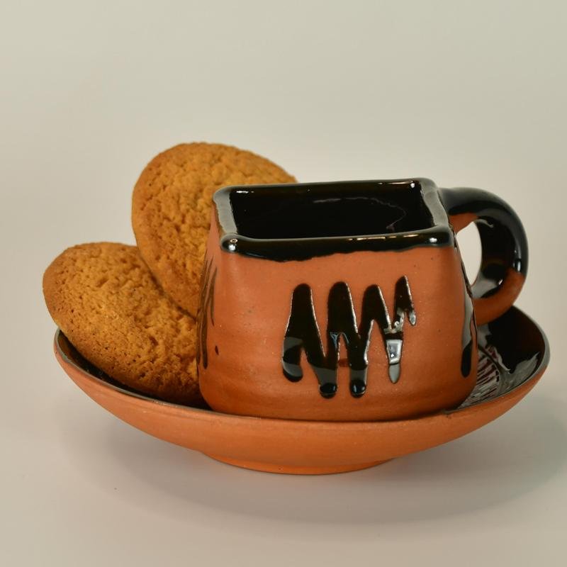 Sowpeace Terracotta Tea Cup Square - Sowpeace - New Arrivals - Terracotta Tea set